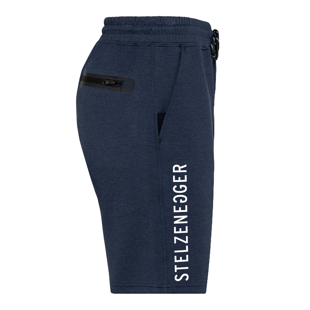 Sweat-Bermuda-Shorts „Typo-Line“ dunkelblau - Image 2