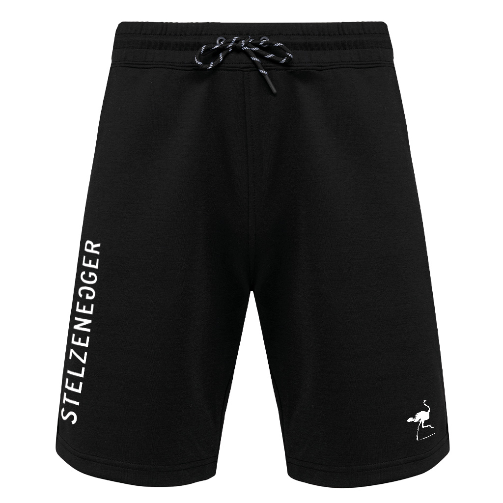 Sweat-Bermuda-Shorts „Typo-Line“ schwarz