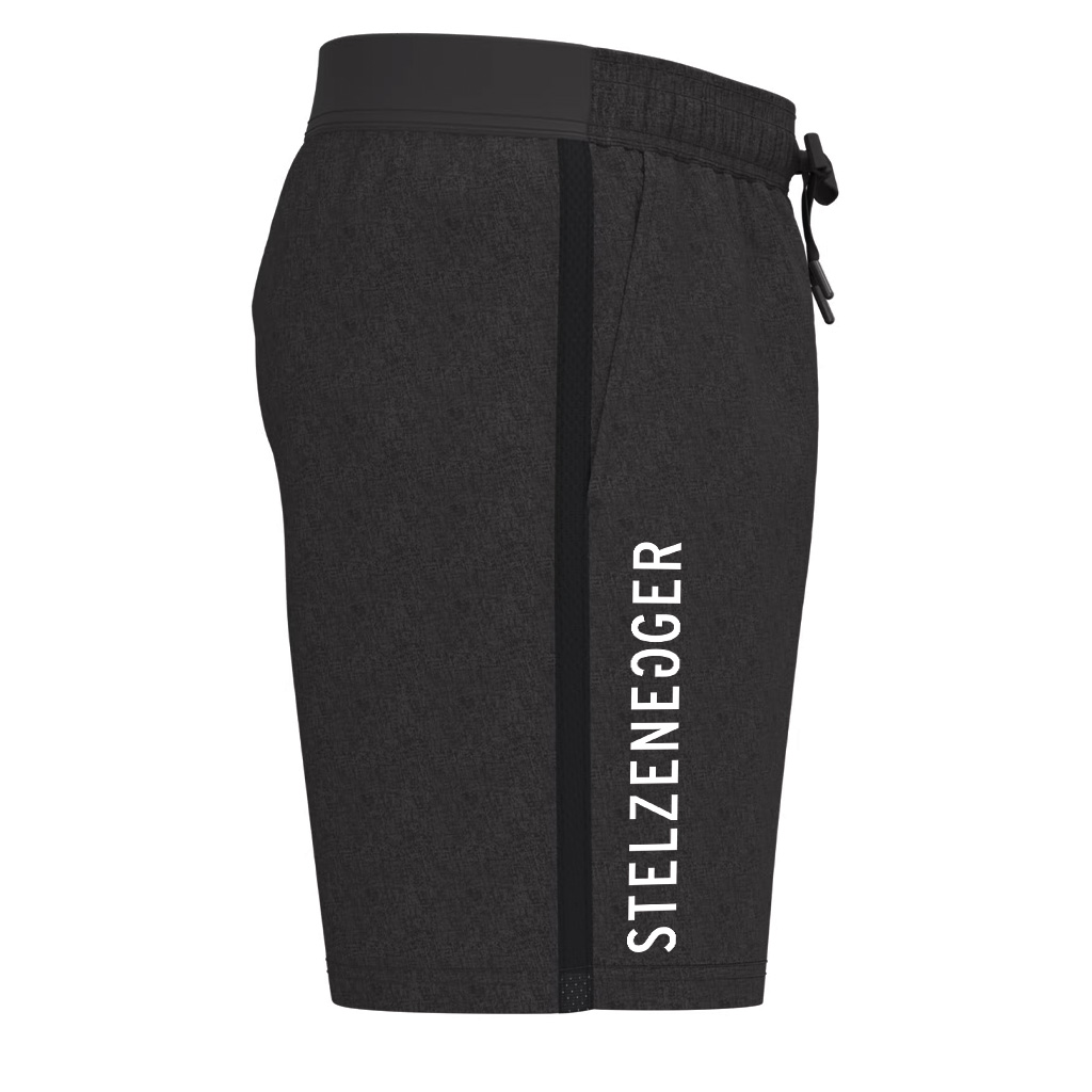 Sport-Short, Tennis-Short „Typo-Line“ grau - Image 2