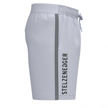 Produktbild Alternativ Sport-Short, Tennis-Short „Typo-Line“ weiß-grau