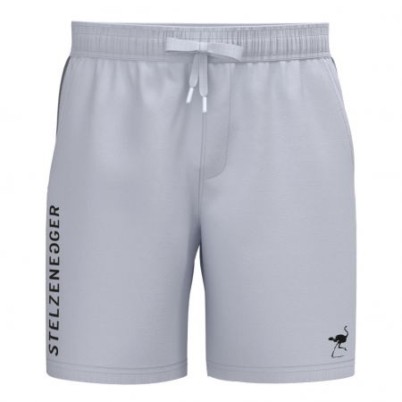 Produktbild Sport-Short, Tennis-Short „Typo-Line“ weiß-grau
