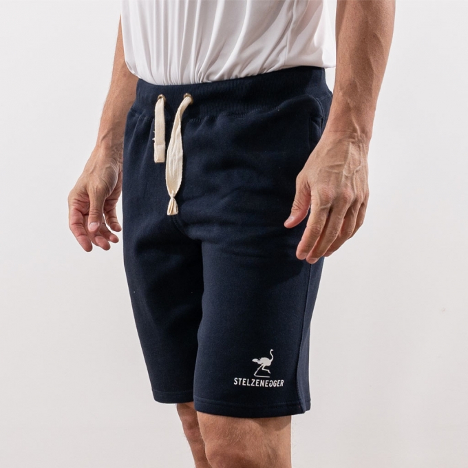 Produktbild Alternativ Sweat-Bermuda-Shorts „Typo-Line“ dunkelblau