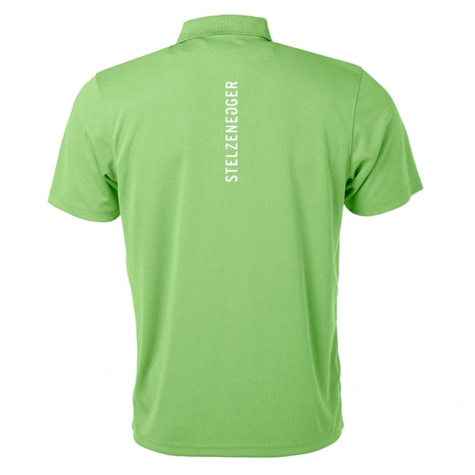 Produktbild Performance-Sport-Poloshirt „Typo-Line“ hellgrün