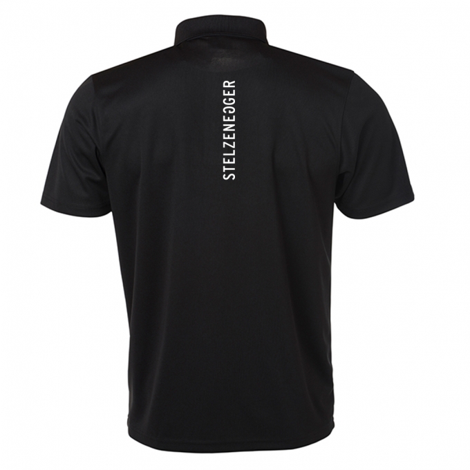 Produktbild Performance Sport Poloshirt „Typo-Line“ schwarz