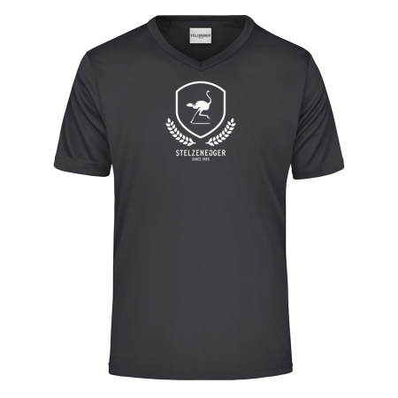 Produktbild Performance T-Shirt V-Neck „Club-Edition“ schwarz