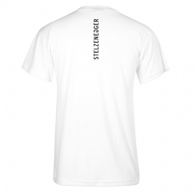Produktbild Performance-T-Shirt „Typo-Line“ weiß