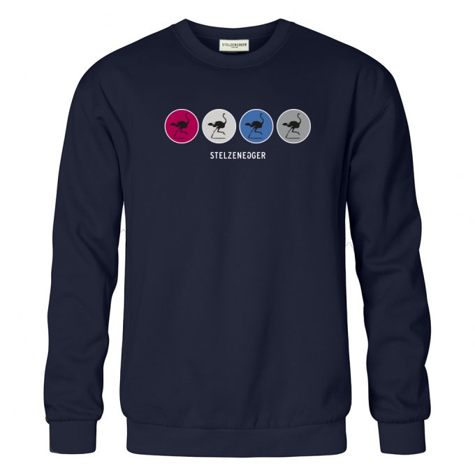 Produktbild Sweatshirt „Four Circles“ dunkelblau