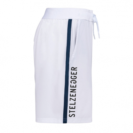 Produktbild Alternativ Sport-Short, Tennis-Short „Typo-Line“ weiß-blau