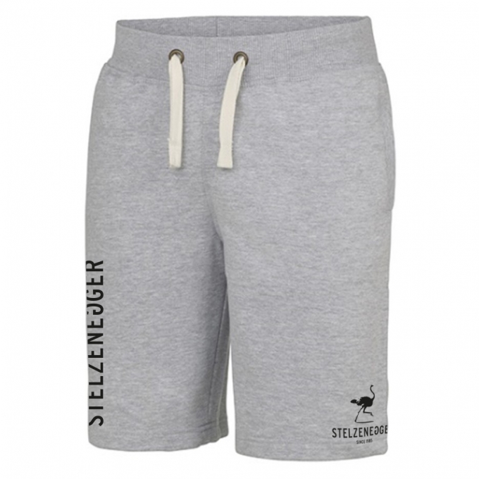 Produktbild Sweat-Bermuda-Shorts „Typo-Line“ grau meliert