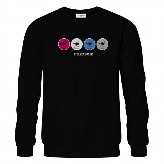 Produktbild Sweatshirt „Four Circles“ schwarz